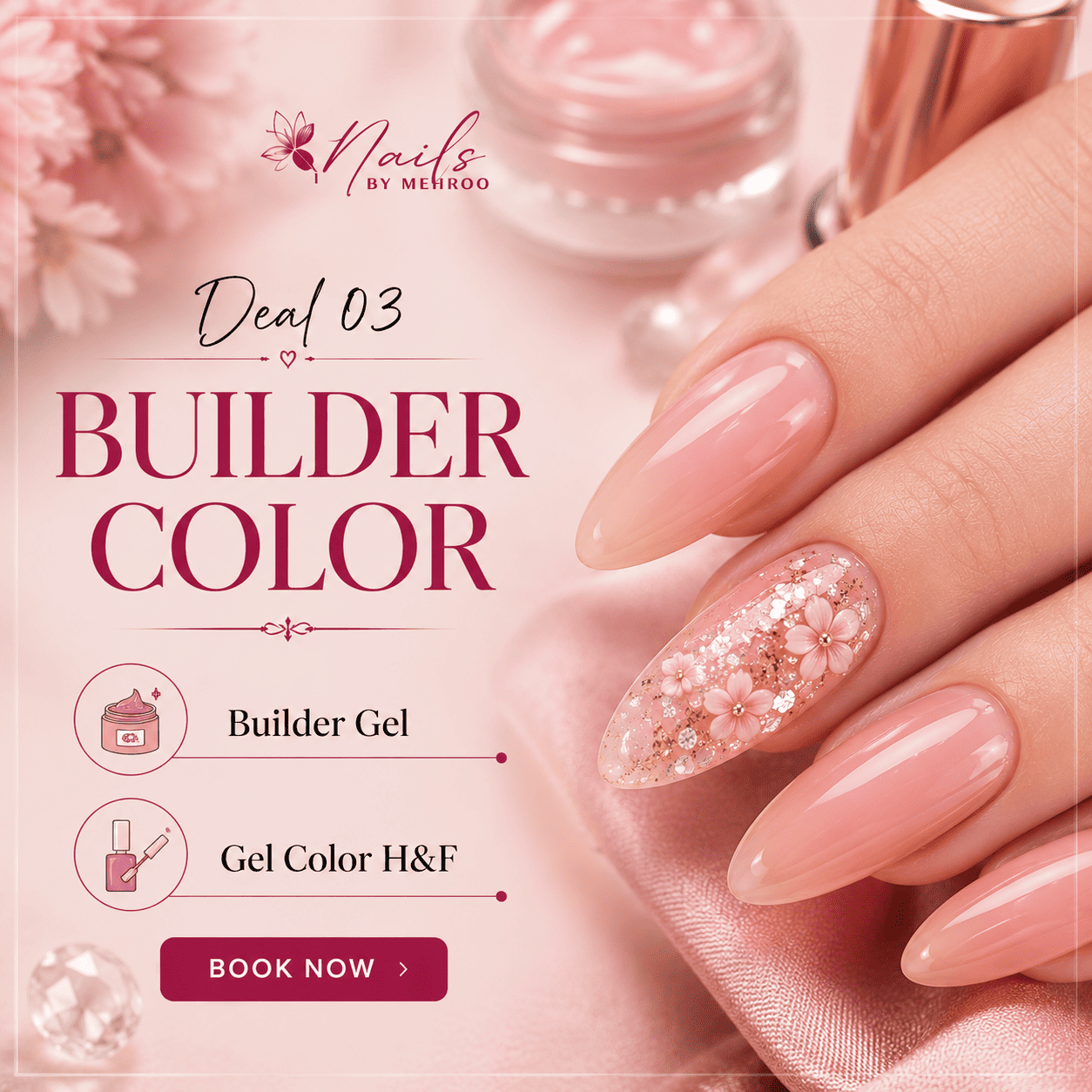 Builder color nails by Mehroo